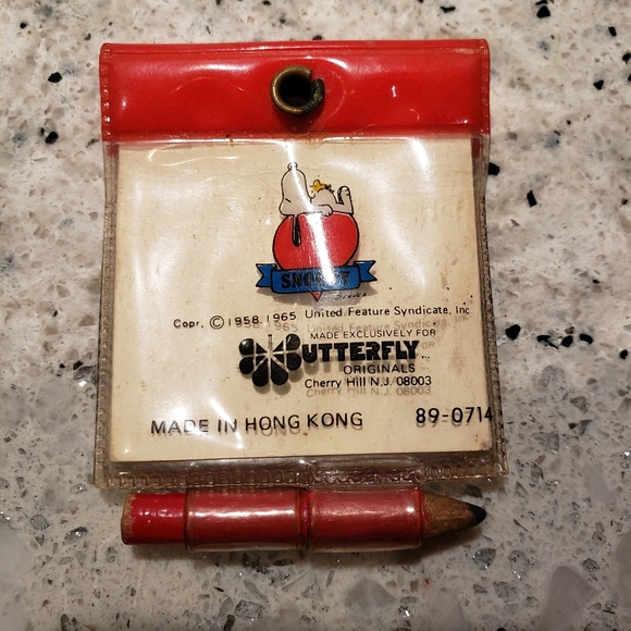 Vintage 1965 Snoopy Mini Pocket Memo. - Picture 4 of 4